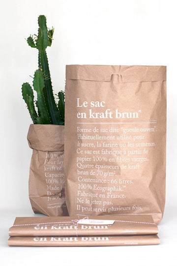 Le Sac En Papier Paperipussi Ruskea