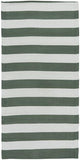 Matto 100 % polypropeenia 90 x180 cm vihreä/valkoinen