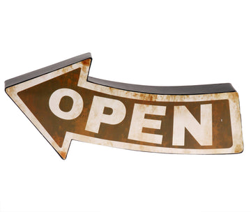 OPEN kyltti