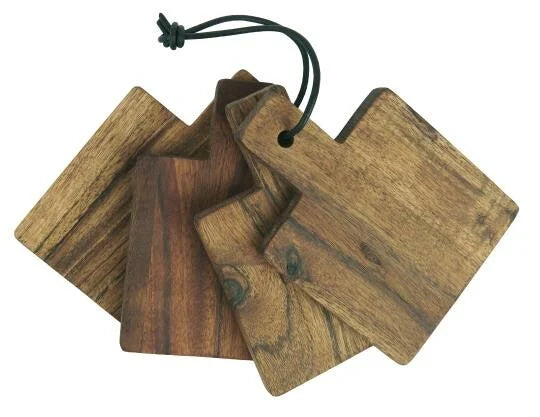 Minikokoiset leikkuulaudat 4 kpl Ib Laursen, 10 x 14 cm