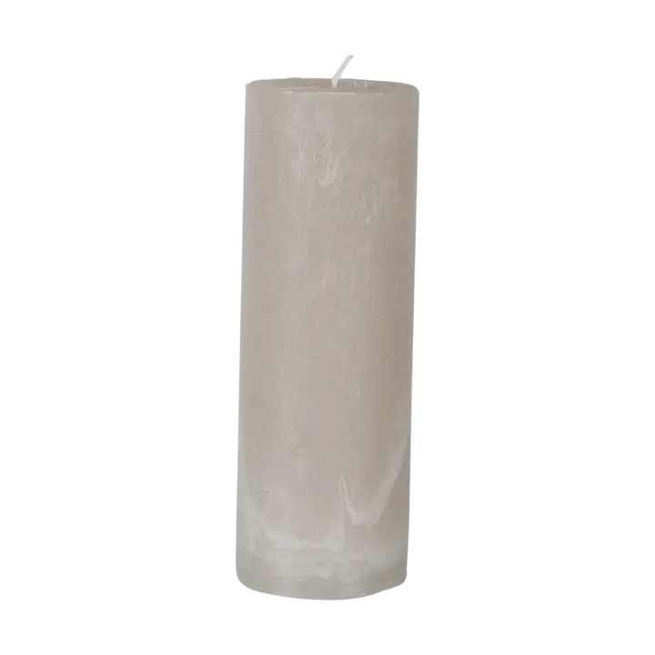 Affari COTE NORD, pilari kynttilä, vaalean harmaa