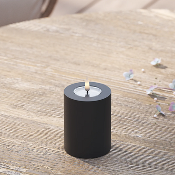 DELUXE Homeart, LED pylväskynttilä ulos, Ø 7,5 x 10 cm