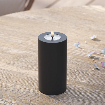 DELUXE Homeart, LED pylväskynttilä ulos, Ø 7,5 x 15 cm