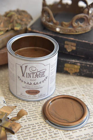 Vintage Paint Metallic Effect 200 ml Metallihohtomaali pronssi