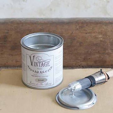 Vintage Paint Metallic Effect 200 ml Metallihohtomaali Silver