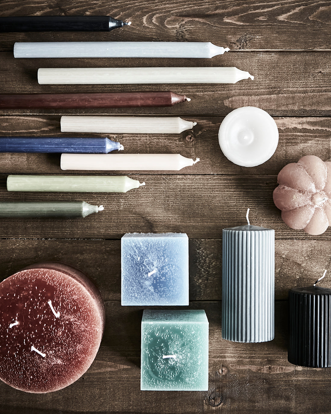 Affari RILL , pilari kynttilä, harmaa