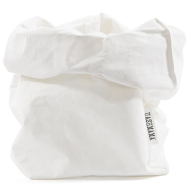 Uashmama paperipussi, väri valkoinen, S, M, L
