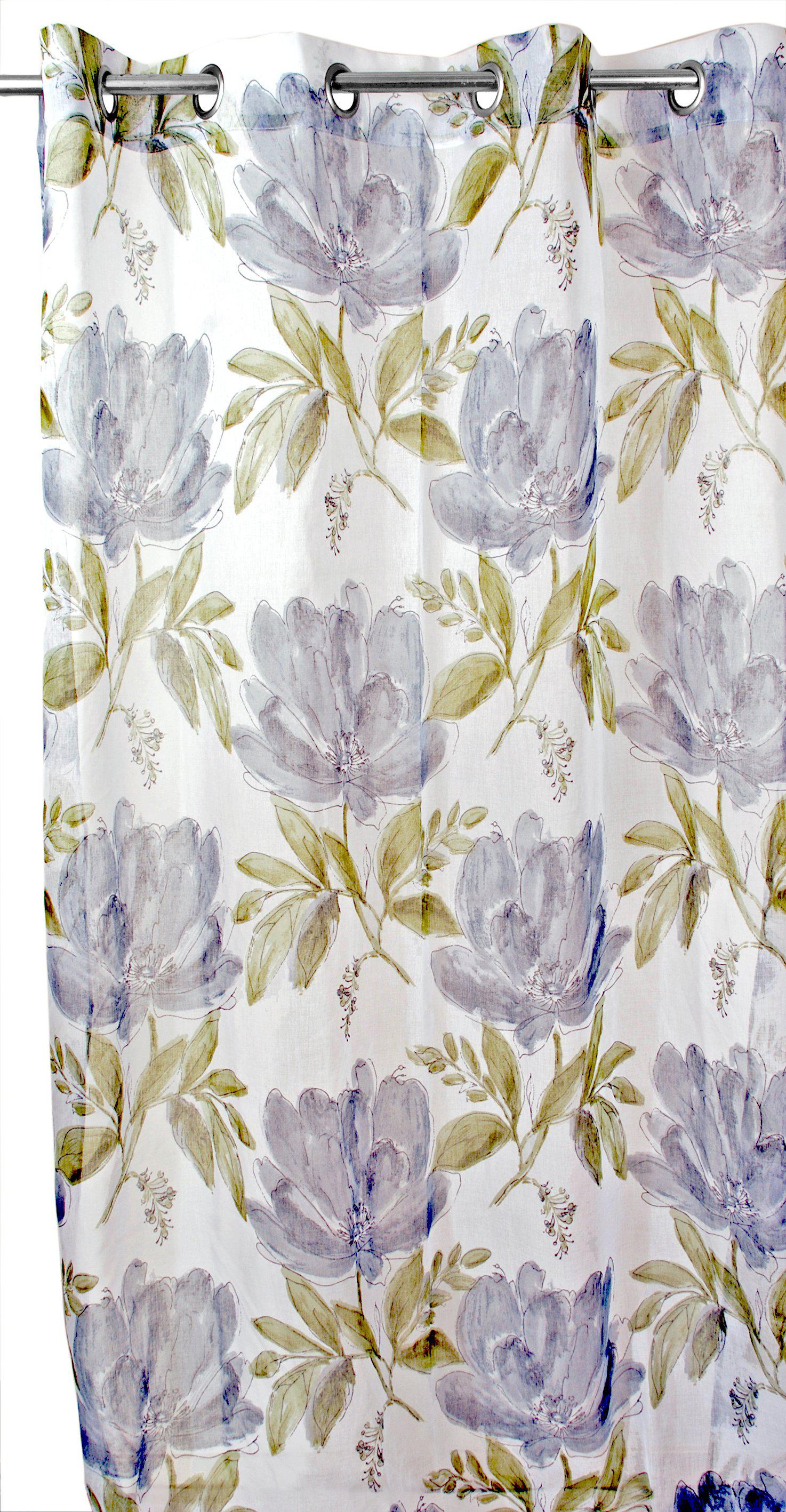 Blomma purjerengasverho/ 2kpl 140 x240 cm